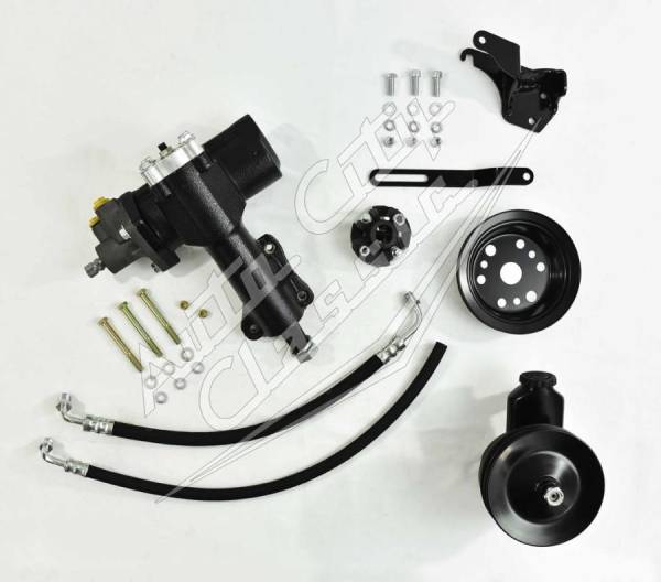 Auto City Classic - 1955-1957 Chevrolet Small Block 500 Series Power Steering Conversion Front Mount 5557PSC500-FM-B