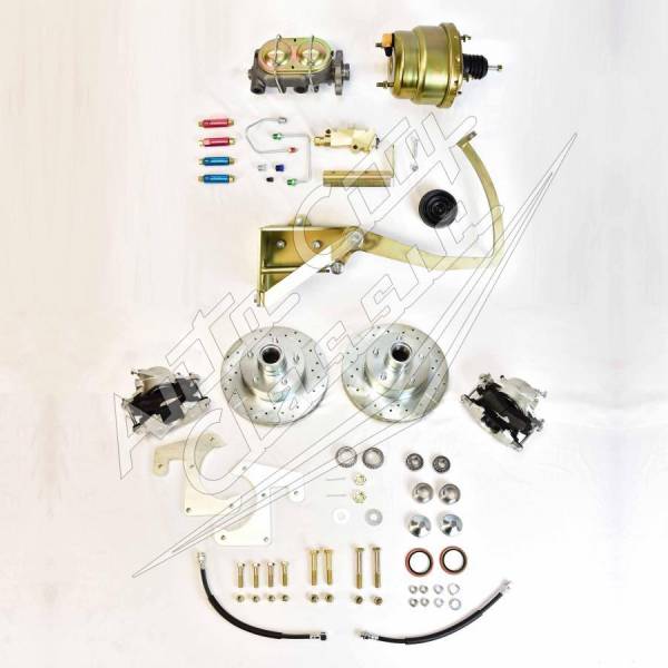Auto City Classic - 1955 - 1959 Chevrolet Pickup Complete Power Disc Brake Conversion Kit with Pedal