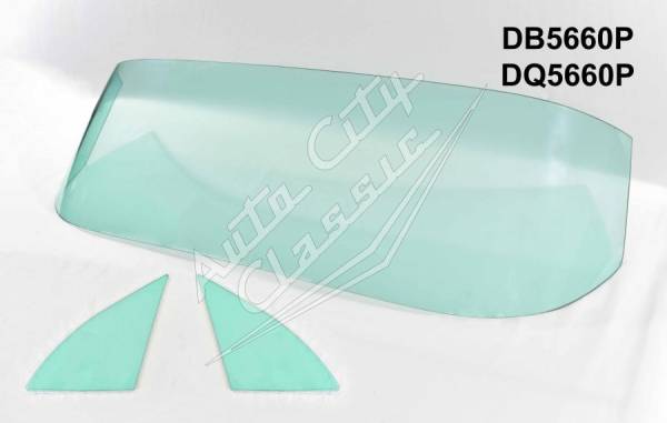 Auto City Classic - 1956-1960 Chevrolet Corvette Convertible with Removable Hardtop Plexi Window Set 5660P-SET