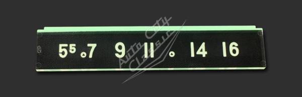 Auto City Classic - 1958 Chevrolet Passenger Cars Radio Lens Face Plate