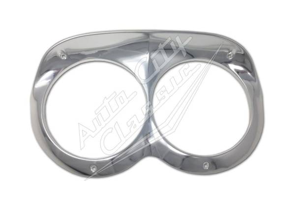 Auto City Classic - 1958 Chevrolet Passenger Cars Chrome Headlight Bezel Trim Panels