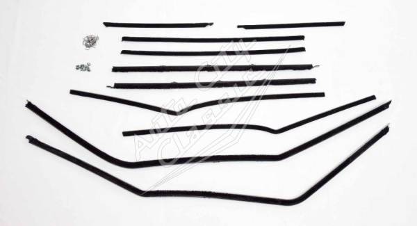 Auto City Classic - 1958 Chevrolet / Pontiac 4 Door Hardtop Window Weatherstrip Fuzzy Kit