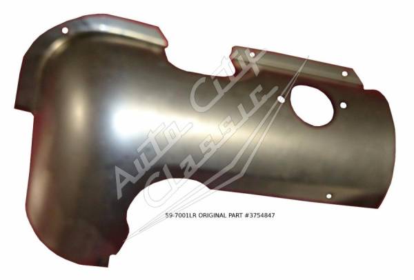 Auto City Classic - 1959 Chevrolet Left Rear Bumper Valance Pan 59-7001LR