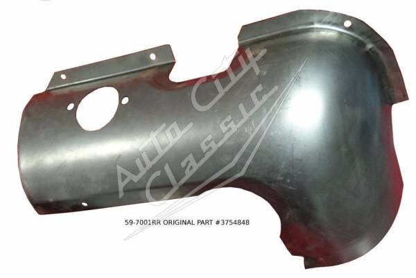 Auto City Classic - 1959 Chevrolet Right Rear Bumper Valance Pan 59-7001RR