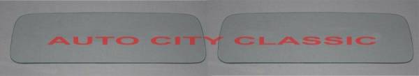 Auto City Classic - 1950-1954 Diamond Pickup Truck Cab Rear 2 Piece Back Glass B2848S