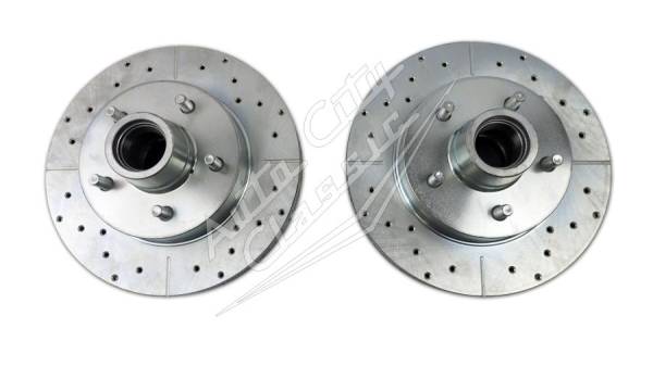 Auto City Classic - 1960-1972 Chevrolet / GMC Pickup Drilled and Slotted Rotors BRK-5516