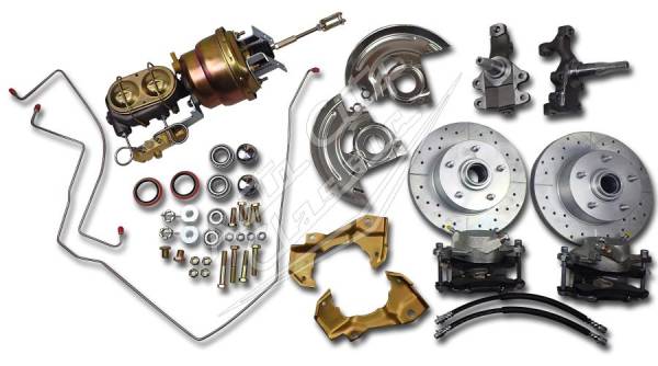 Auto City Classic - 1964-1972 GM A-Body Dual Diaphragm Complete Front Disc Brake Conversion Kit BRK-64-72-GMA-DUAL