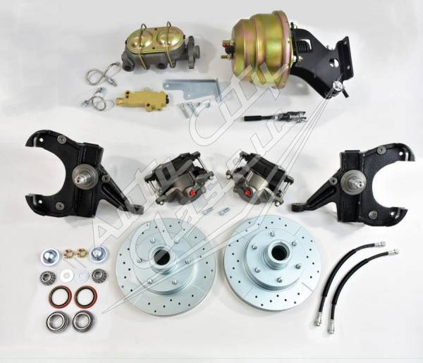 Auto City Classic - 1967-1970 Chevrolet / GMC Pickup and Suburban 6 Lug Front Disc Brake Conversion Stock BRK-CVY-67-70-STOCK-6L
