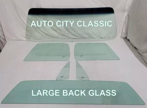 Auto City Classic - 1981-1989 Chevrolet / GMC Pickup Complete Flush Mount Glass Package CG-CVY-81-89-PU-NM