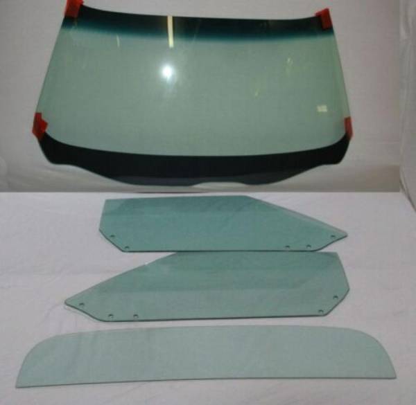 Auto City Classic - July 1974-1977 Chevrolet Corvette 2 Door Hardtop Coupe Complete Glass Package CG-VET-74-77-2C