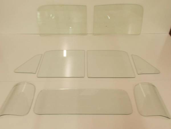 Auto City Classic - 1951-1953 Chevrolet / GMC Pickup Complete Glass Package 2 Piece Windshield Curved Corners CGCP-51-53-PU-B