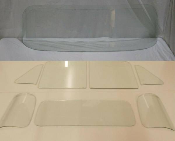 Auto City Classic - 1954 Chevrolet / 53-54 GMC Pickup Complete Glass Package Curved Corners CGCP-54-PU-B