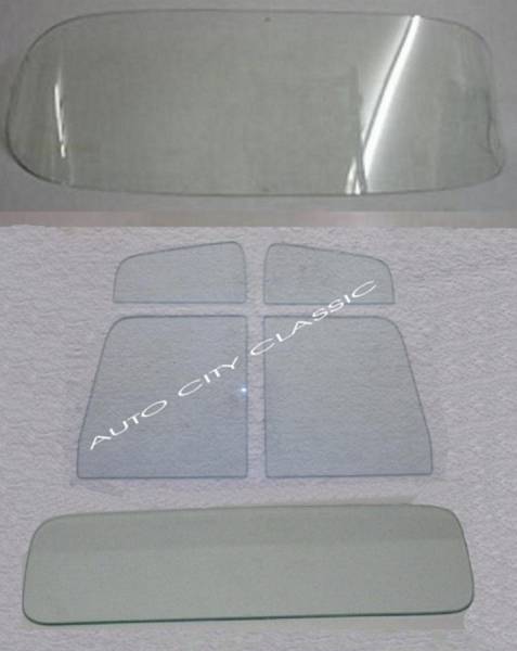 Auto City Classic - 1956 Ford Pickup Cab 81 Complete Flat Glass Package CGFP-56-PU-A