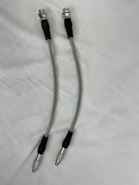 Auto City Classic - 1975-1980 Ford Granada V8 Stainless Steel Braided Brake Hoses HS-FD-G-75-80-SS