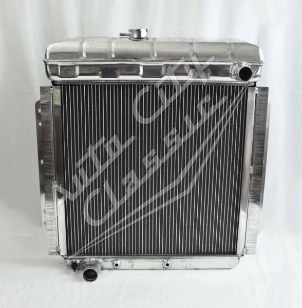 Auto City Classic - 1953-1956 Ford Pickup Truck V8 Aluminum Radiator R5556FDPU-B