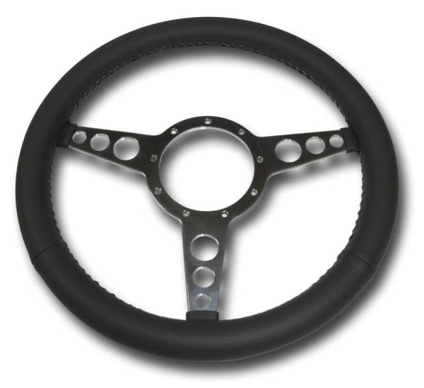 Auto City Classic - 3 Spoke Grey Flat Steering Wheel SC1432