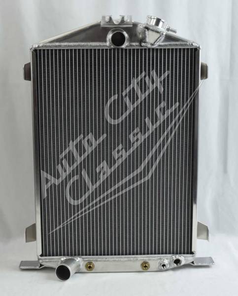 Auto City Classic - 1932 Ford Hi-Boy / Street/ Rat Rod Aluminum Radiator with Ford Motor SL-124C-AT