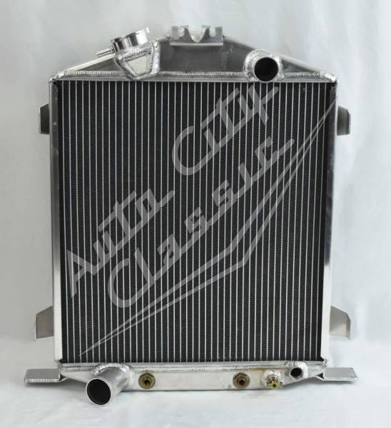 Auto City Classic - 1932 Ford Lo-Boy / Street/ Rat Rod Aluminum Radiator Chopped with Ford Motor SL-188B-AT