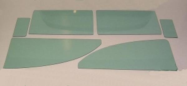 Auto City Classic - 1955-1957 Chevrolet 2 Door Sedan Utility 6 Piece Side Glass Set SS-5557CV2S150CL