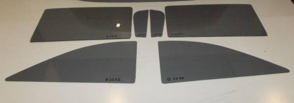 Auto City Classic - 1959-1960 Buick / Chevrolet / Oldsmobile / Pontiac 2 Door Sedan Side Glass Set SS-BCOP-59-60-2S