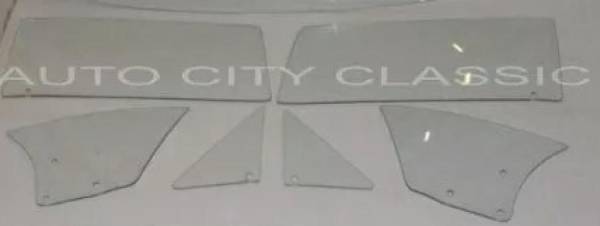 Auto City Classic - 1966 Dodge Charger 2 Door Hardtop Fastback Side Glass Set SS-CHRG-66-2H