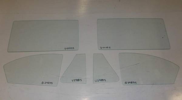 Auto City Classic - 1953-1954 Chevrolet / Pontiac 2 Door Coupe Side Glass Set SS-CP-53-54-2C