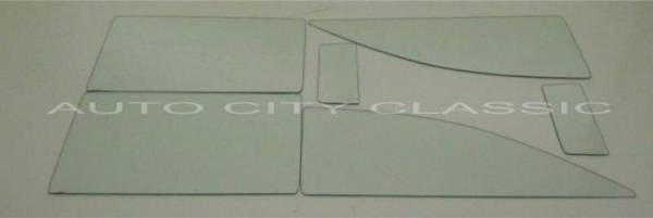 Auto City Classic - 1955-1956 Ford 2 Door Sedan Business 70D Side Glass Set SS-F-55-56-2S