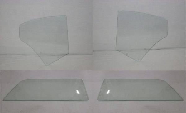 Auto City Classic - 1968 Ford Fairlane / Mercury Montego 2 Door Hardtop Formal Side Glass Set SS-FM-68-2H-FL