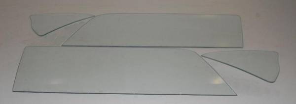 Auto City Classic - 1971-1973 Ford Mustang / Mercury Cougar Convertible Side Glass Set SS-FM-71-73-CV