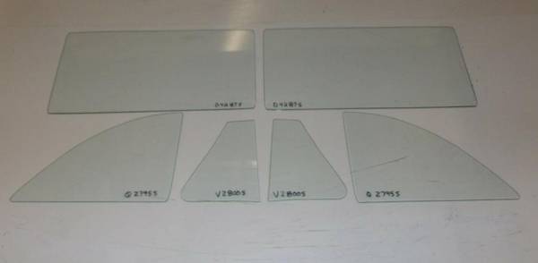 Auto City Classic - 1955-1956 Packard Convertible and Hardtop Side Glass Set SS-PACK-55-56
