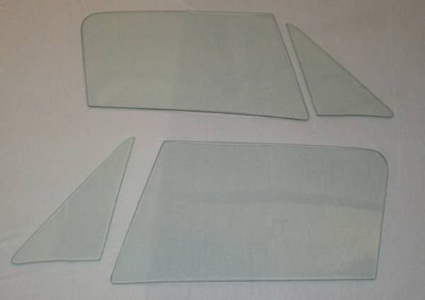 Auto City Classic - 1963-1967 Chevrolet Corevtte 2 Door Hardtop Coupe Sting Ray Side Glass Set SS-VET-63-67-2C