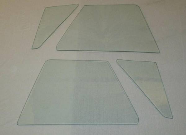 Auto City Classic - 1963-1967 Chevrolet Corvette Convertible Sting Ray Side Glass Set SS-VET-63-67-CV