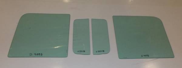 Auto City Classic - 1956 Ford Pickup Cab 81 and Panel 82 4 Piece Side Glass Set SS56FPU