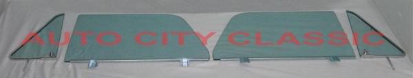 Auto City Classic - 1964-1966 Chevrolet / GMC Cab, Panel and Suburban 4 Piece Assembled Side Glass Set SSA-CVY-64-66-PU