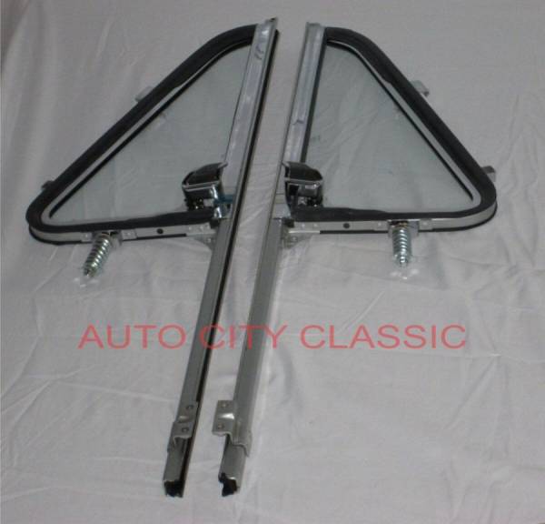 Auto City Classic - 1964-1966 Chevrolet / GMC Cab, Panel and Suburban Post Assembled Vent Glass- Pair V2495TAP