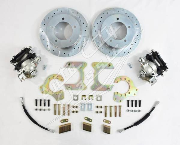 Auto City Classic - 1980-1996 Ford Bronco / 1980-2006 Ford E150 8.8 Rear Disc Brake Conversion Wheel Kit