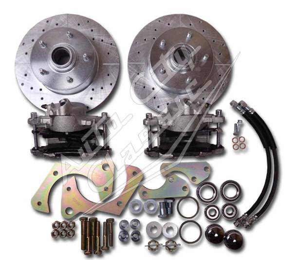 Auto City Classic - 1965-1968 Chevrolet Passenger Car Front Disc Brake Conversion Wheel Kit