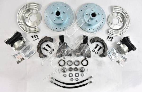 Auto City Classic - 1963-1974 Mopar A, B, E-Body Disc Brake Conversion Wheel Kit- 5 on 4 1/2"