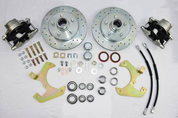 Auto City Classic - 1955 - 1957 Pontiac Passenger Cars Front Disc Brake Conversion Wheel Kit
