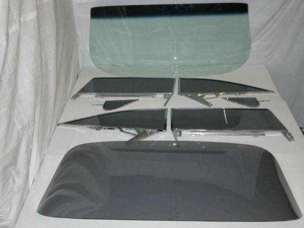Auto City Classic - 1959-1960 Buick / Cadillac / Oldsmobile 2 Door Hardtop Complete Glass Package with Assembled Side Glass CG-BCO-59-60-2H-SSA