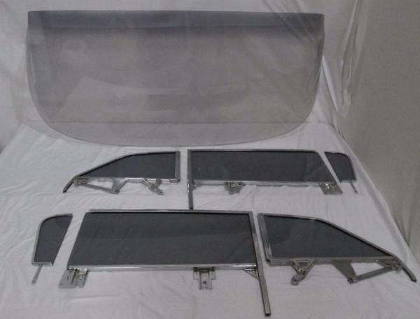Auto City Classic - 1959-1960 Buick/ Chevrolet / Oldsmobile/ Pontiac Convertible Complete Glass Package with Assembled Side Set CG-BCOP-59-60-CV-SSA