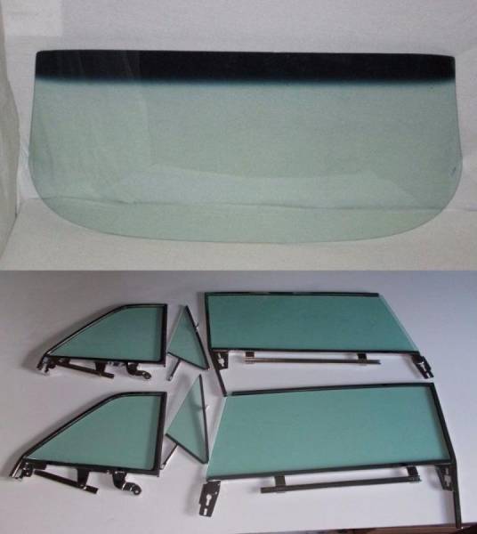 Auto City Classic - 1963-1964 Buick / Chevrolet / Oldsmobile / Pontiac Convertible Complete Glass Package Assembled Side Set CG-BCOP-63-64-CV-SSA