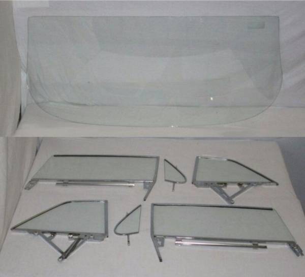 Auto City Classic - 1963-1964 Cadillac Convertible Complete Glass Package with Assembled Side Set CG-CAD-63-64-CV-SSA