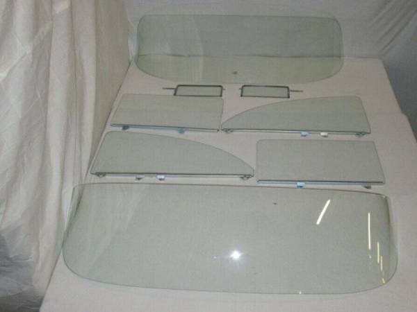 Auto City Classic - 1955-1956 Chevrolet / Pontiac 2 Door Sedan Complete Glass Package with Assembled Side Glass CG-CP-55-56-2S-SSA