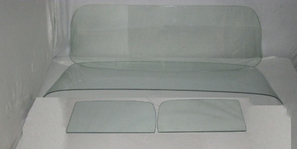 Auto City Classic - 1955-1959 Chevrolet / GMC Cab Complete Glass Package Large Back Vent Delete CG-CVY-55-59-PU-B-VD