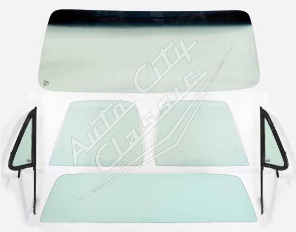 Auto City Classic - 1981-1989 Chevrolet / GMC Pickup Complete Flush Mount Glass Package Post Assembled CG-CVY-81-89-PU-NM-SSAP