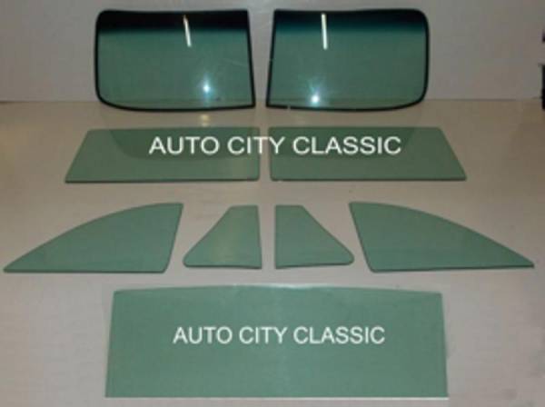 Auto City Classic - 1949-1951 Ford Business Coupe Complete Glass Package with Stationary Quarter CG-F-49-51-CP-BUS