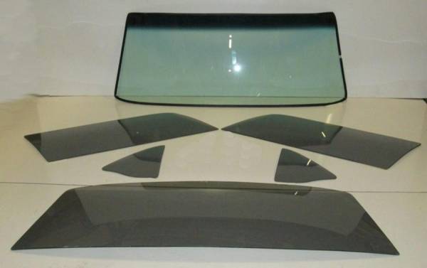 Auto City Classic - 1971-1973 Ford Mustang / Mercury Cougar 2 Door Hardtop Complete Glass Package CG-FM-71-73-2H