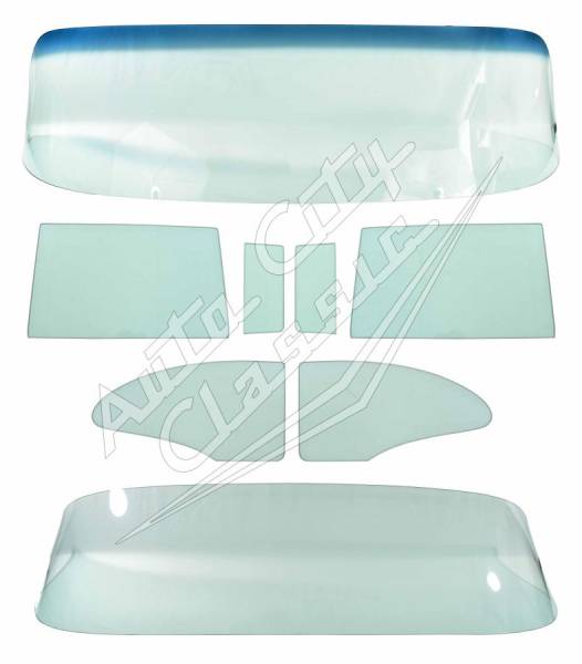Auto City Classic - 1955-1956 Chevrolet / Pontiac 2 Door Hardtop Complete Glass Package CGC-55-56-CHEV-2DR-HT