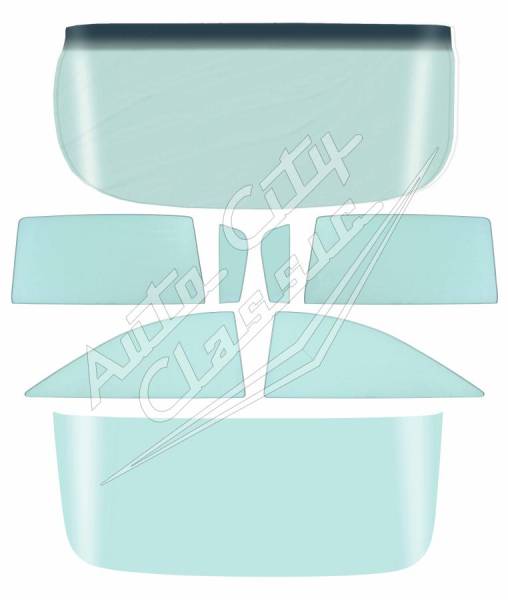 Auto City Classic - 1959-1960 Buick / Chevrolet / Oldsmobile / Pontiac 2 Door Hardtop Complete Glass Package CGC-59-60-CHEV-2DR-HT
